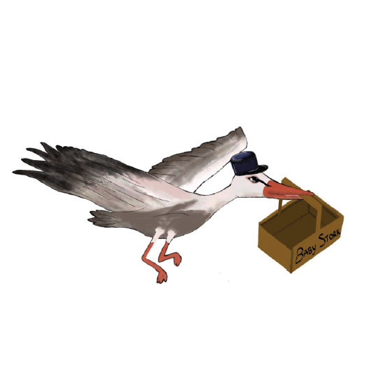 Baby Stork logo